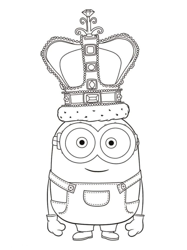 Minion Kleurplaat Voor Kinderen Gratis Pdf Printables