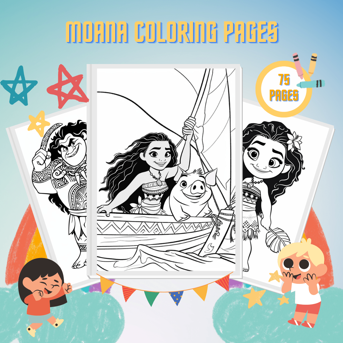 Dibujos De Moana Para Colorear Navega Y Colorea Con Moana