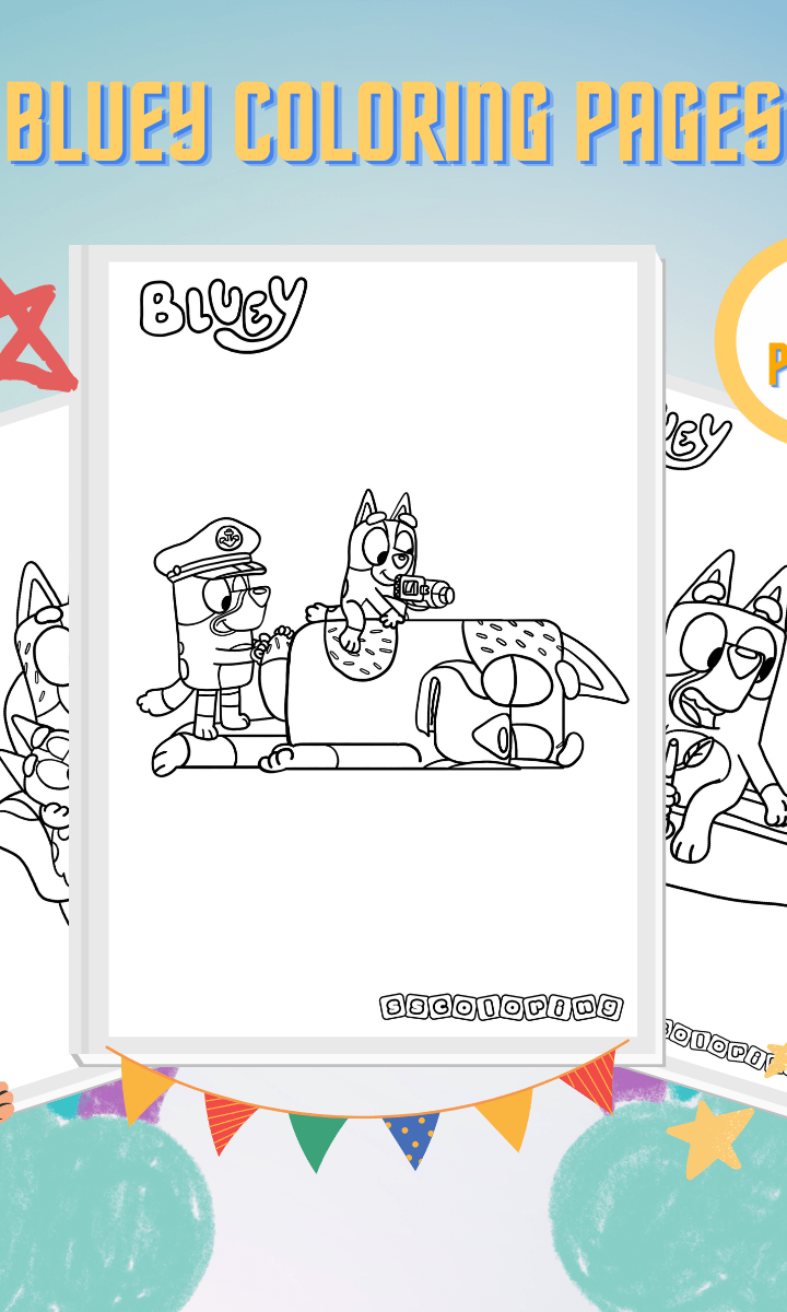 Dibujos Para Colorear De Bluey Y Bingo Verloop Io