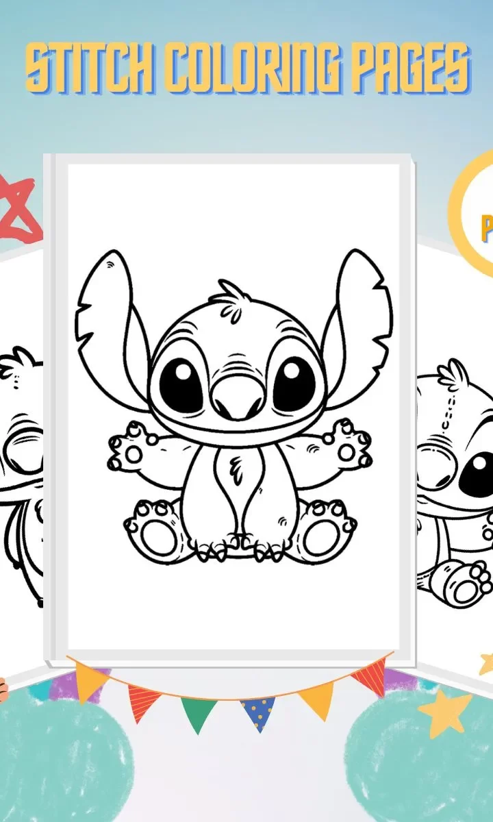 Stitch Coloring Pages