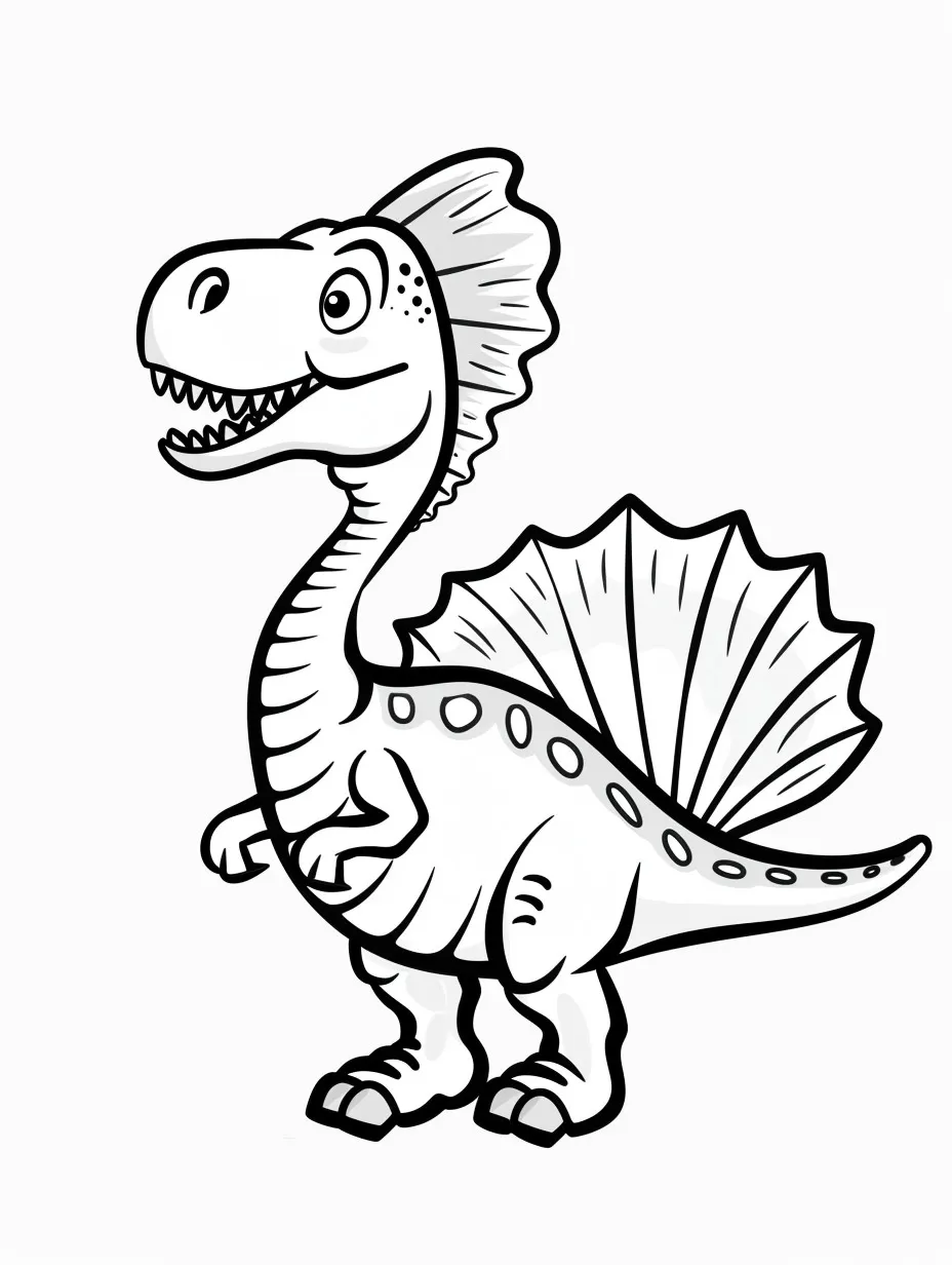 free Spinosaurus printable coloring pages