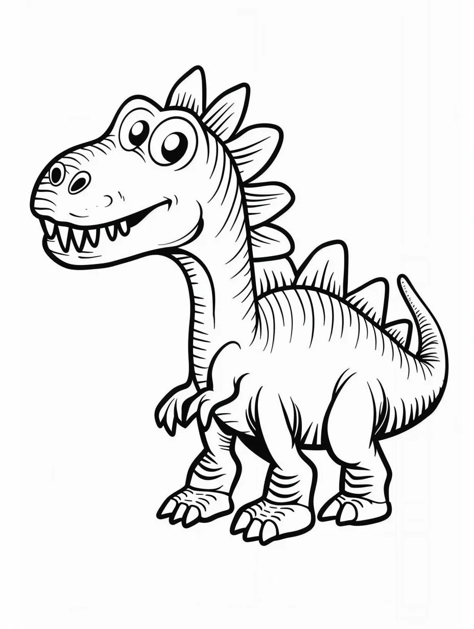 adult coloring pages Spinosaurus