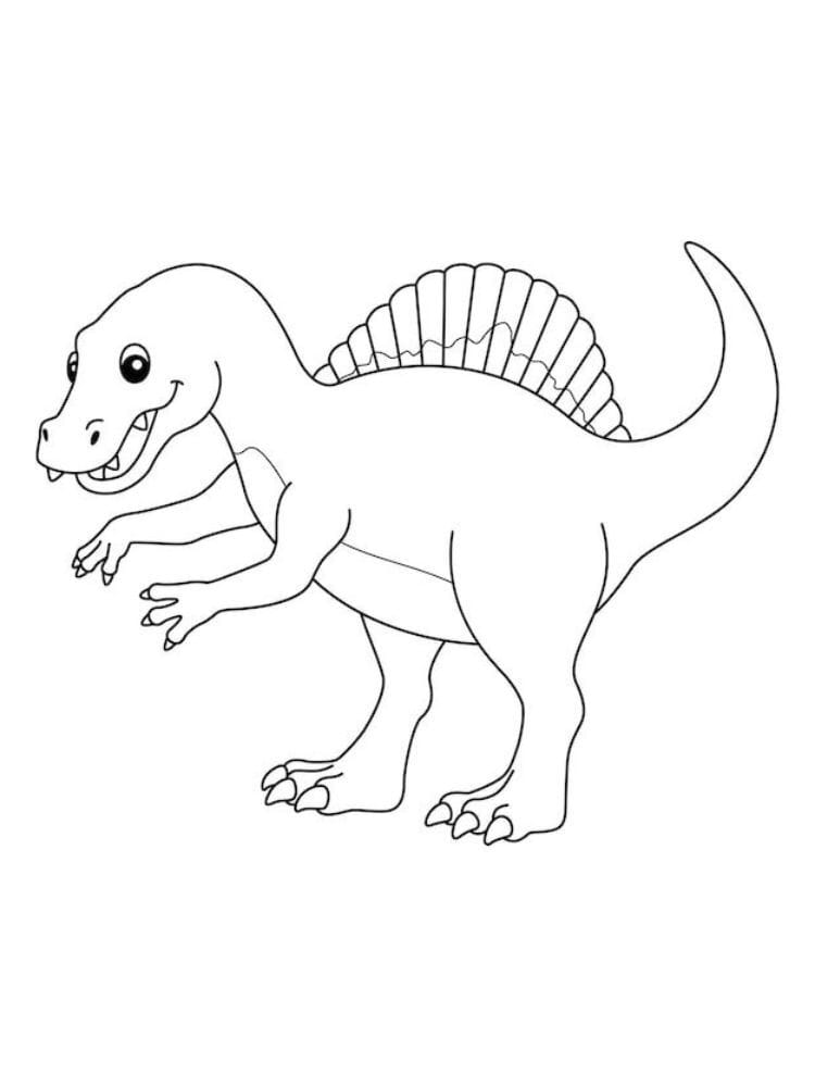 update Spinosaurus coloring pages