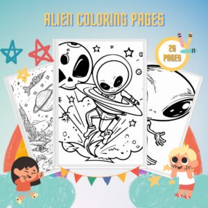 Alien Coloring Pages