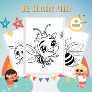 Bee Coloring Pages