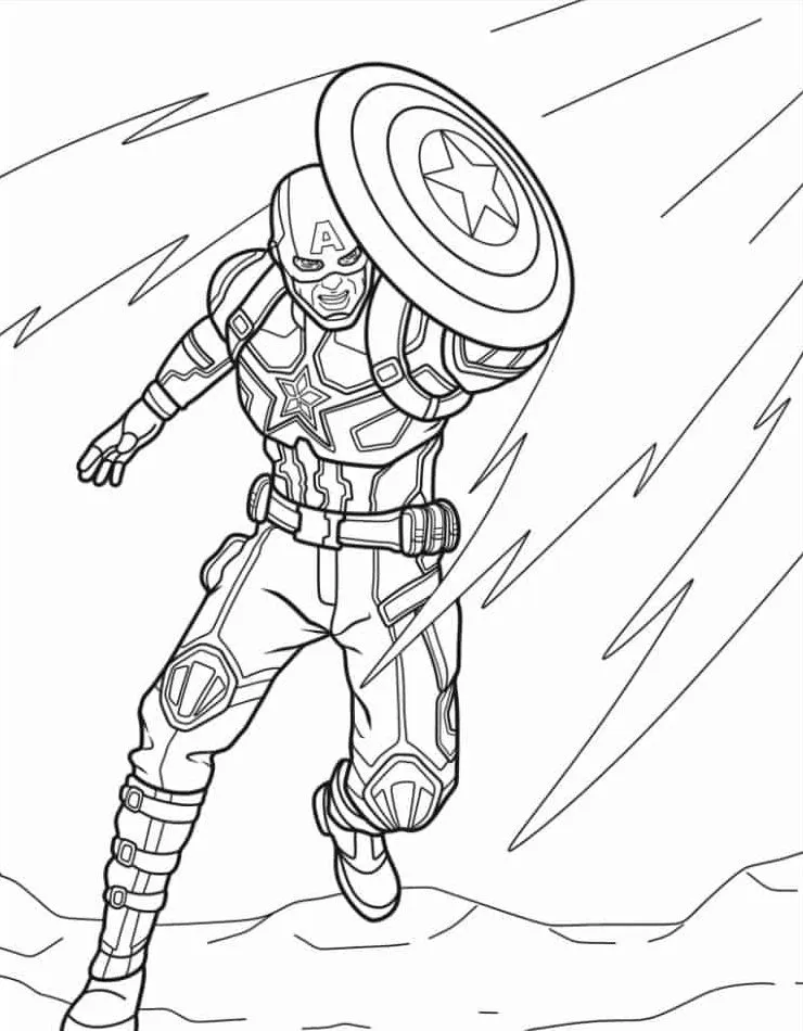 Captain America Coloring Pages 11_result