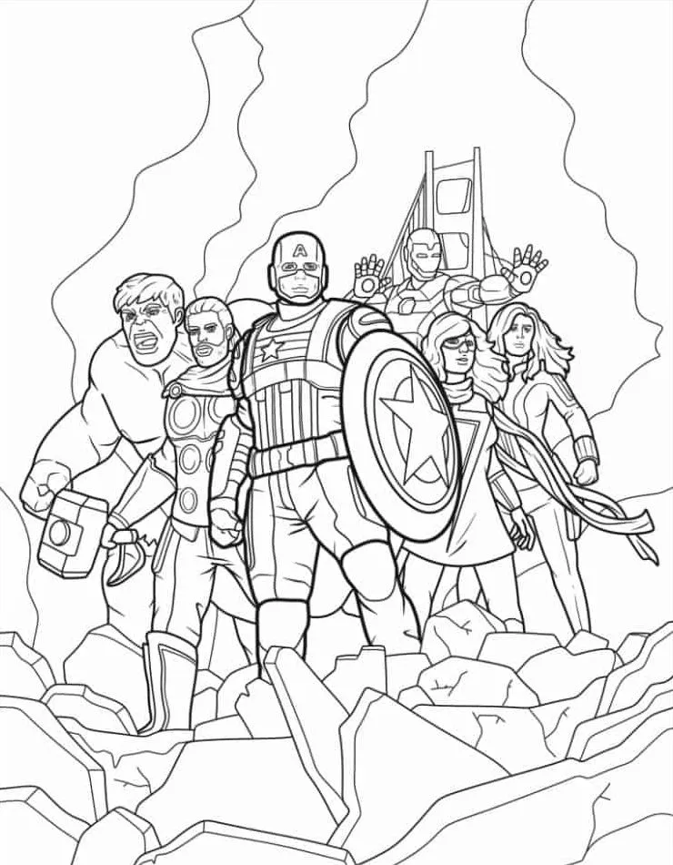 Captain America Coloring Pages 15_result