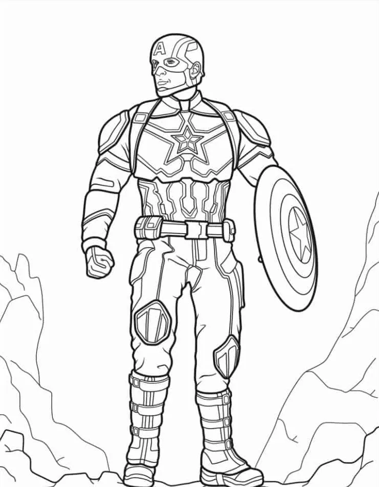 Captain America Coloring Pages 21_result