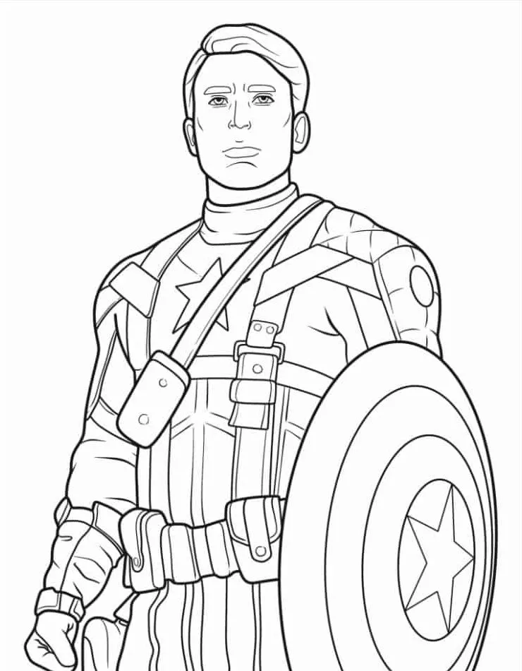 Captain America Coloring Pages 24_result