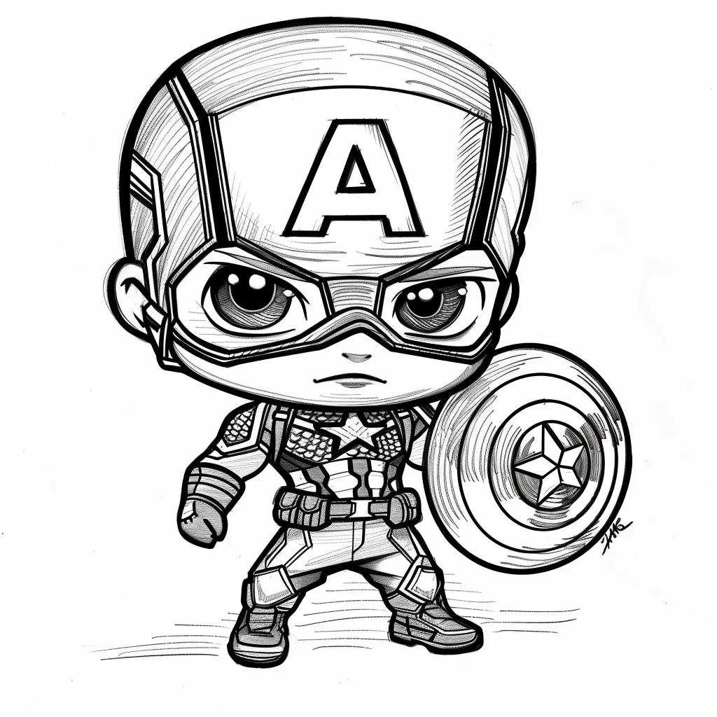 Captain America Coloring Pages 3_result