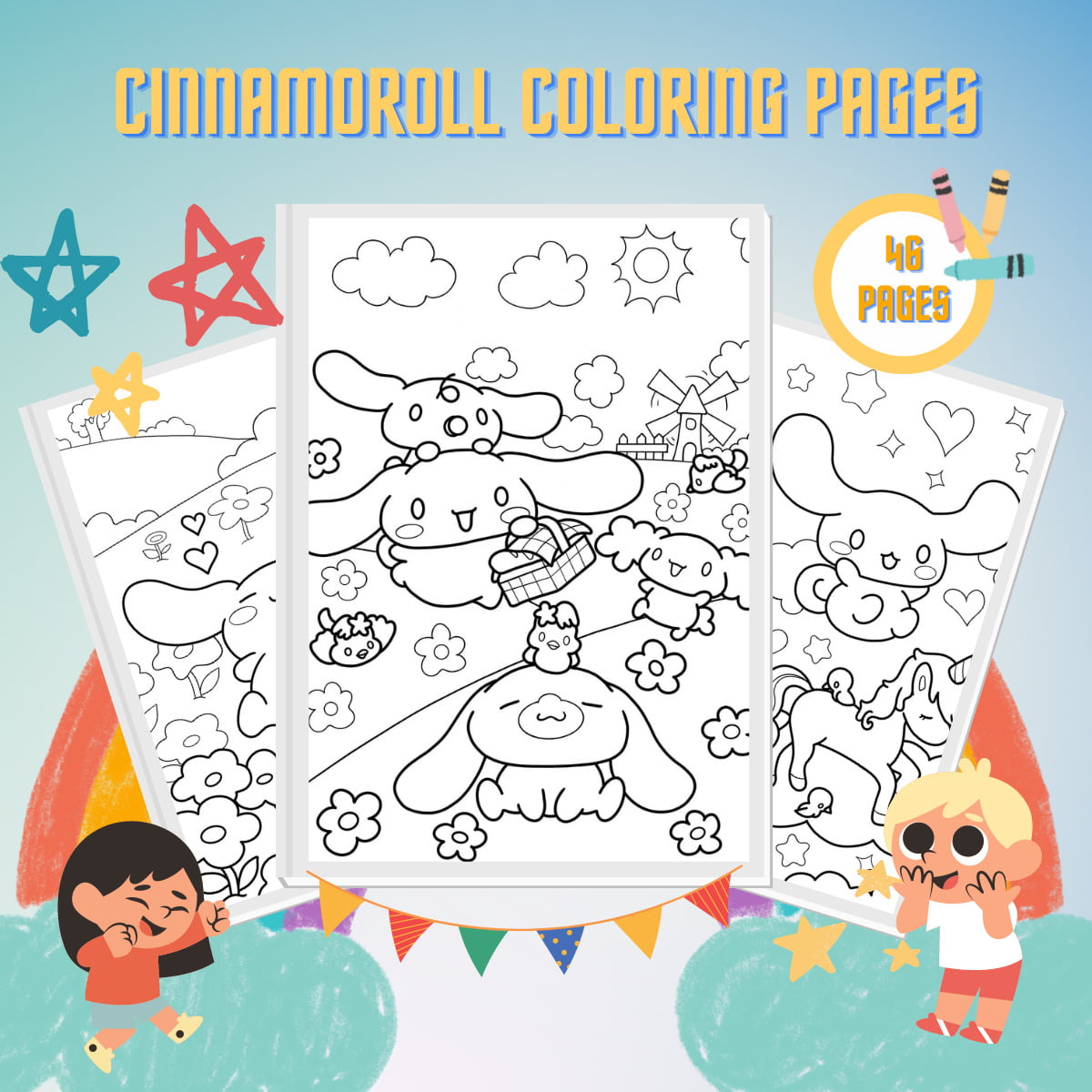 22 Cinnamoroll Coloring Pages - Free PDF Printables