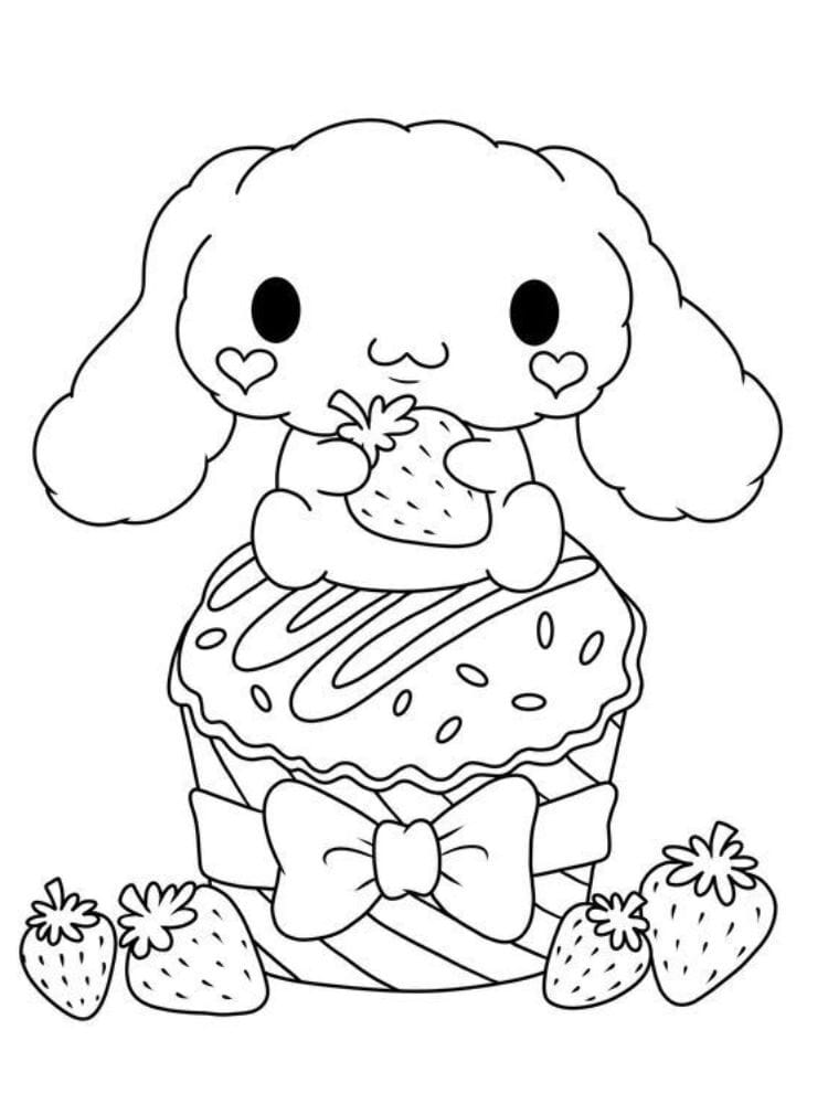 11 Disegni Cinnamoroll Da Colorare PDF Stampabili Gratuiti