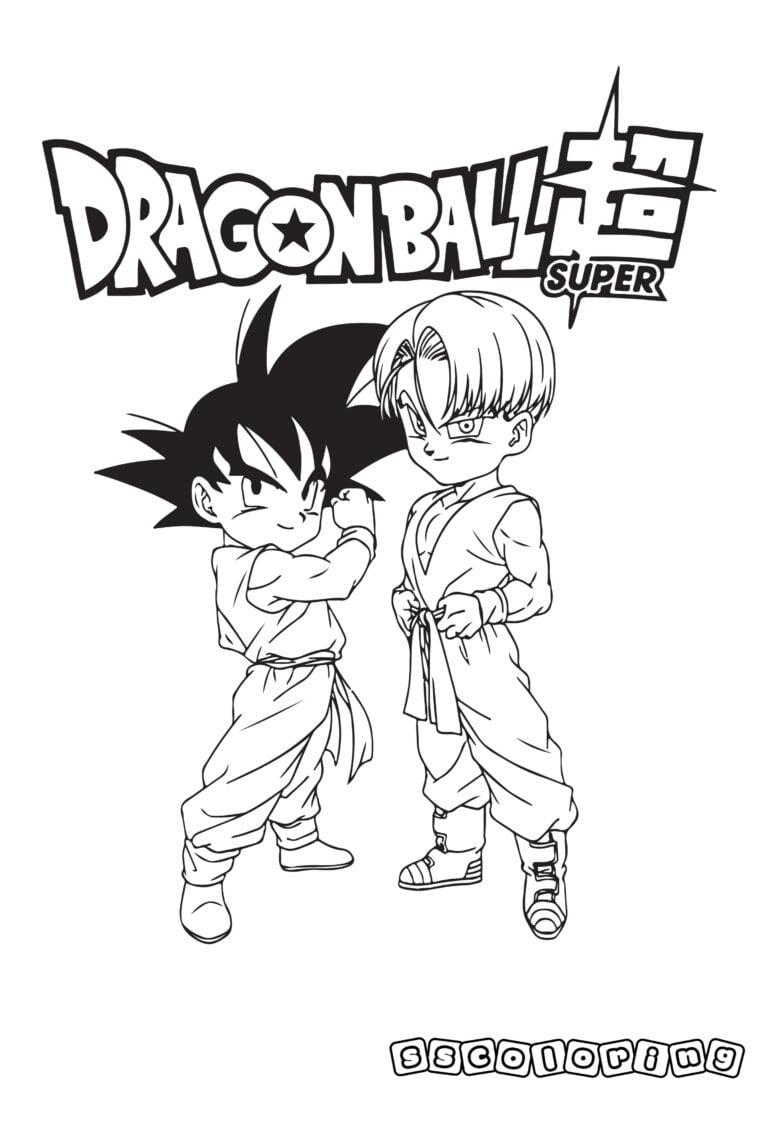 40 Goku Coloring Pages For Kids - Free Printable Sheets