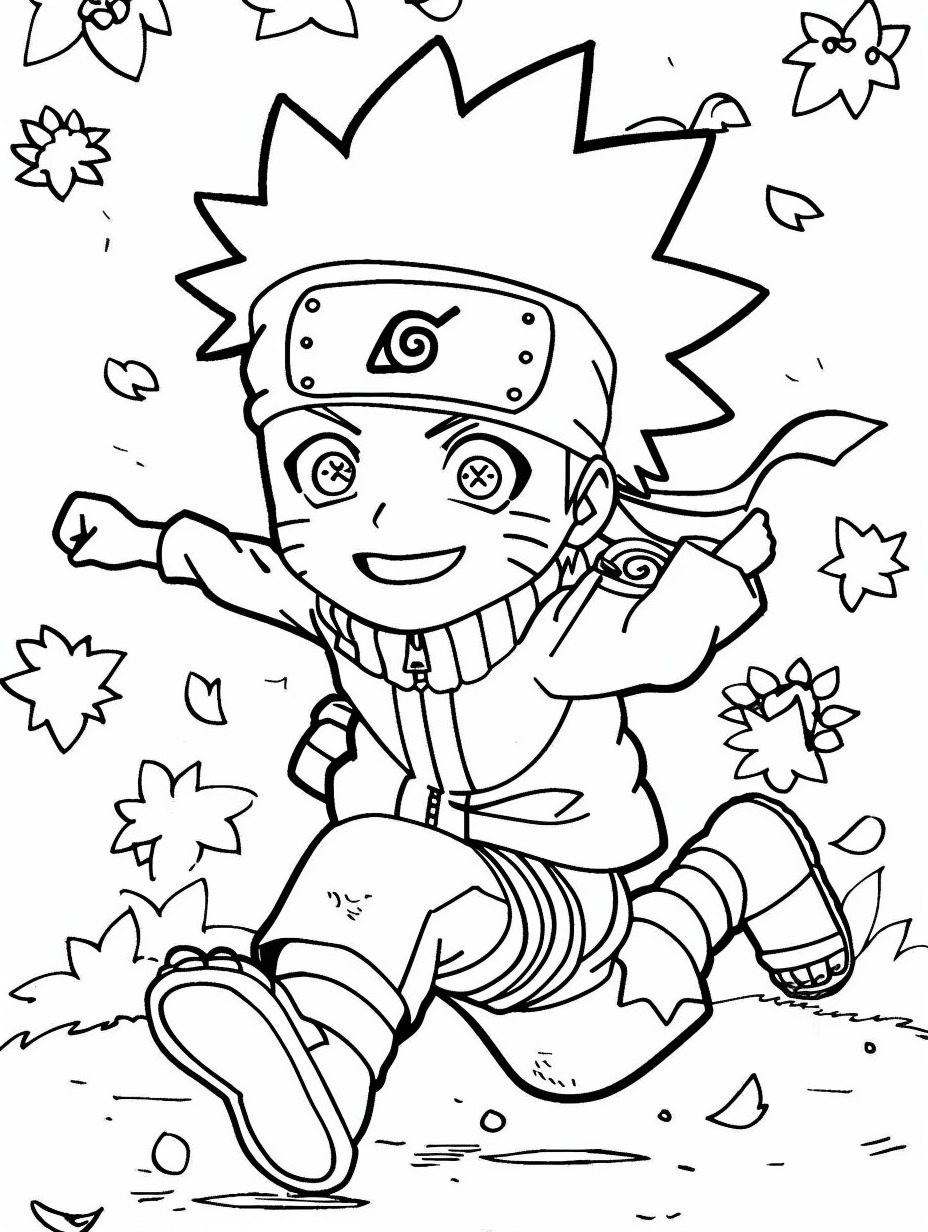 22 Imprimibles Gratis Dibujos De Naruto Para Colorear: ¡Diversión ninja!