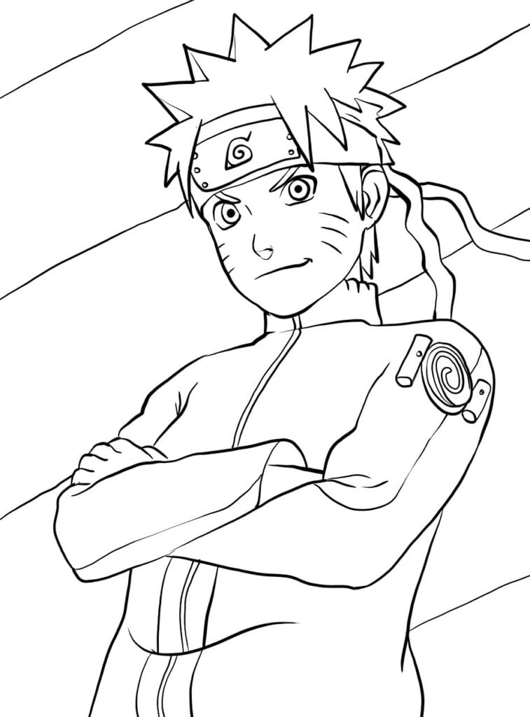 22 Free Printable Naruto Coloring Pages: Ninja Fun!