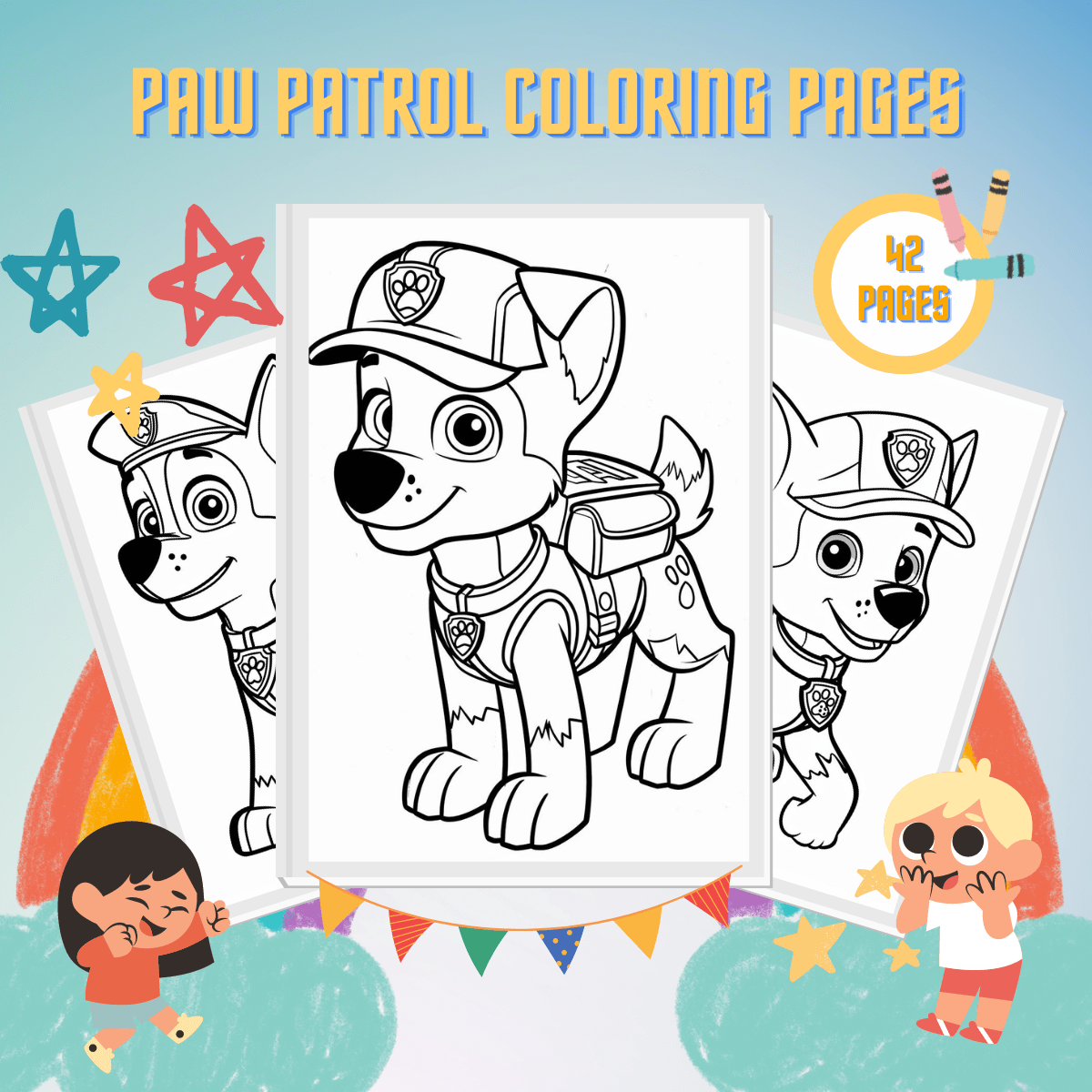 44 Paw Patrol Coloring Pages: Free & Printable - SSColoring