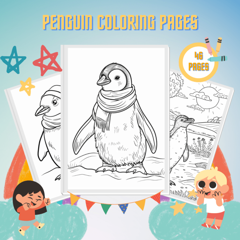 Pinguin-Ausmalbilder: Mehr als nur Zeitvertreib – Kreativität für Groß und Klein!