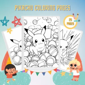 Pikachu Coloring Pages thumbnail