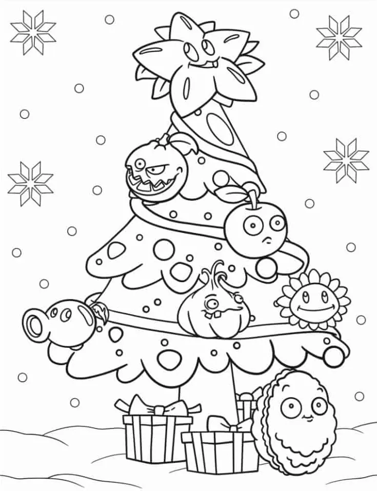 98 Plants Vs. Zombies Coloring Pages For Kids - SSColoring