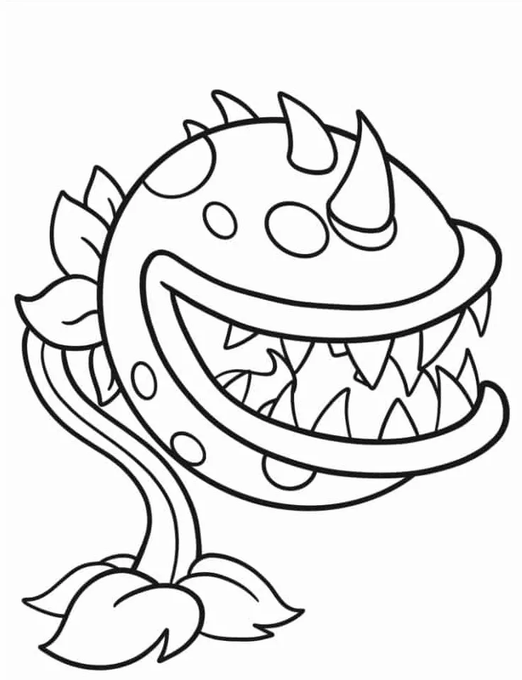 98 Plants Vs. Zombies Coloring Pages For Kids - SSColoring