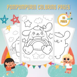 Pompompurin Coloring Pages