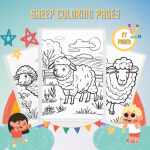 Sheep Coloring Pages