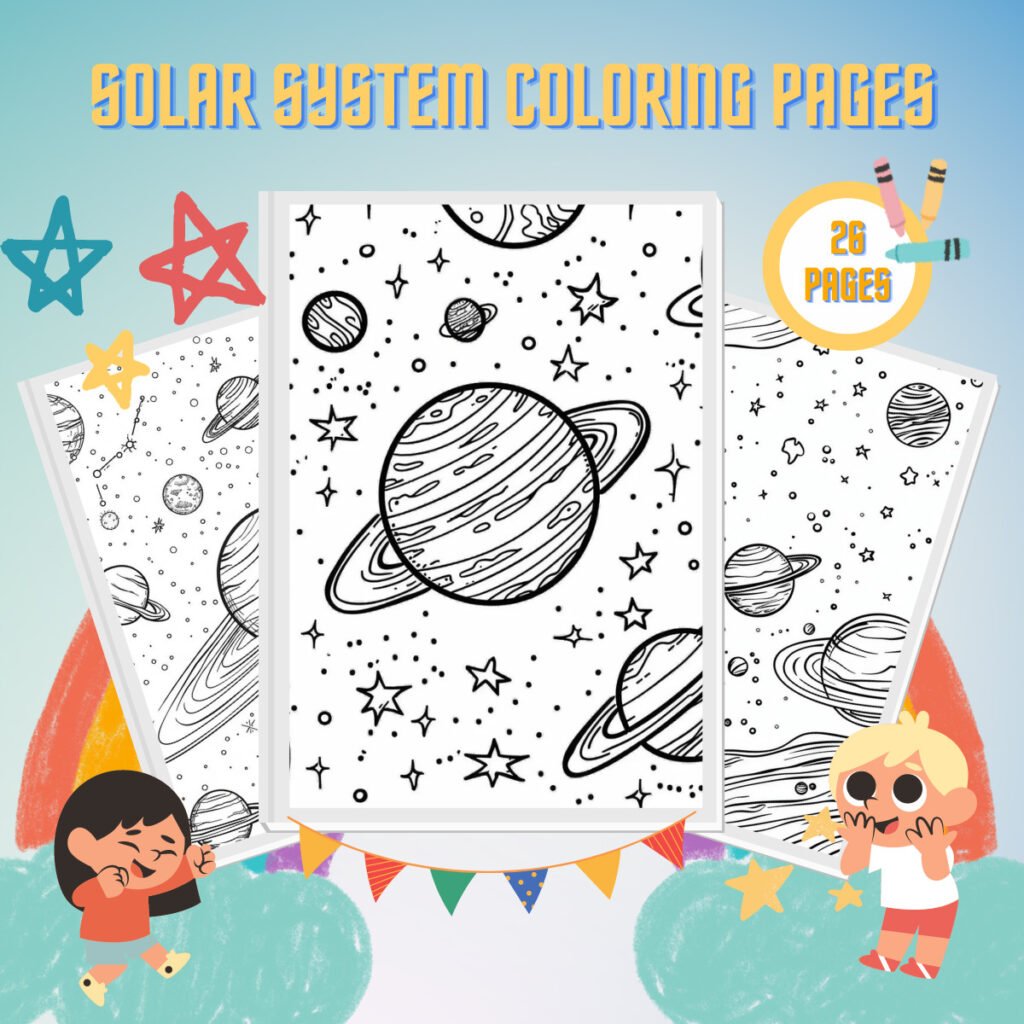 ausmalbilder sonnensystem