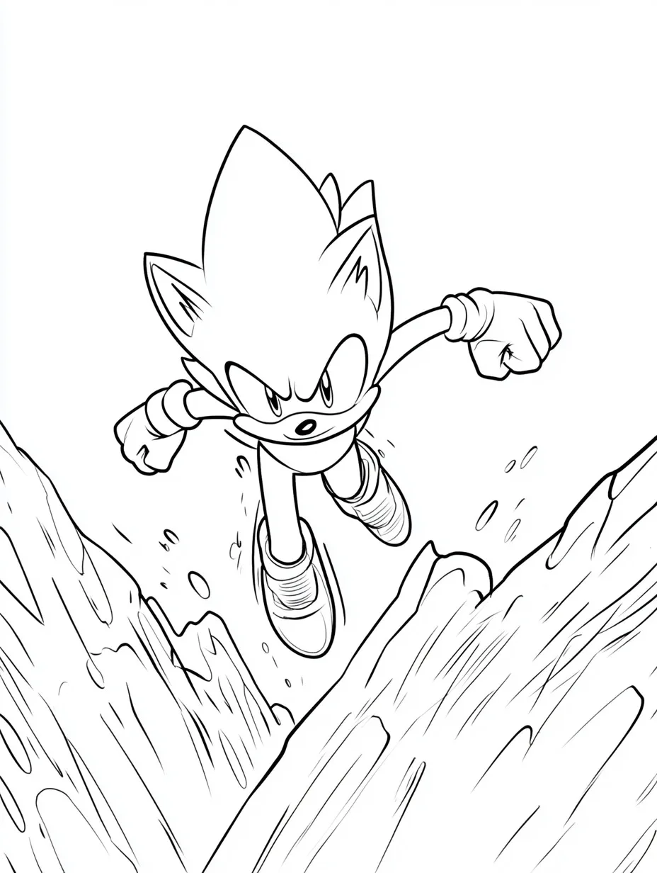 Sonic Coloring Pages 86 Sonic coloring pages