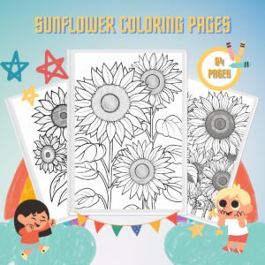 Sunflower Coloring Pages