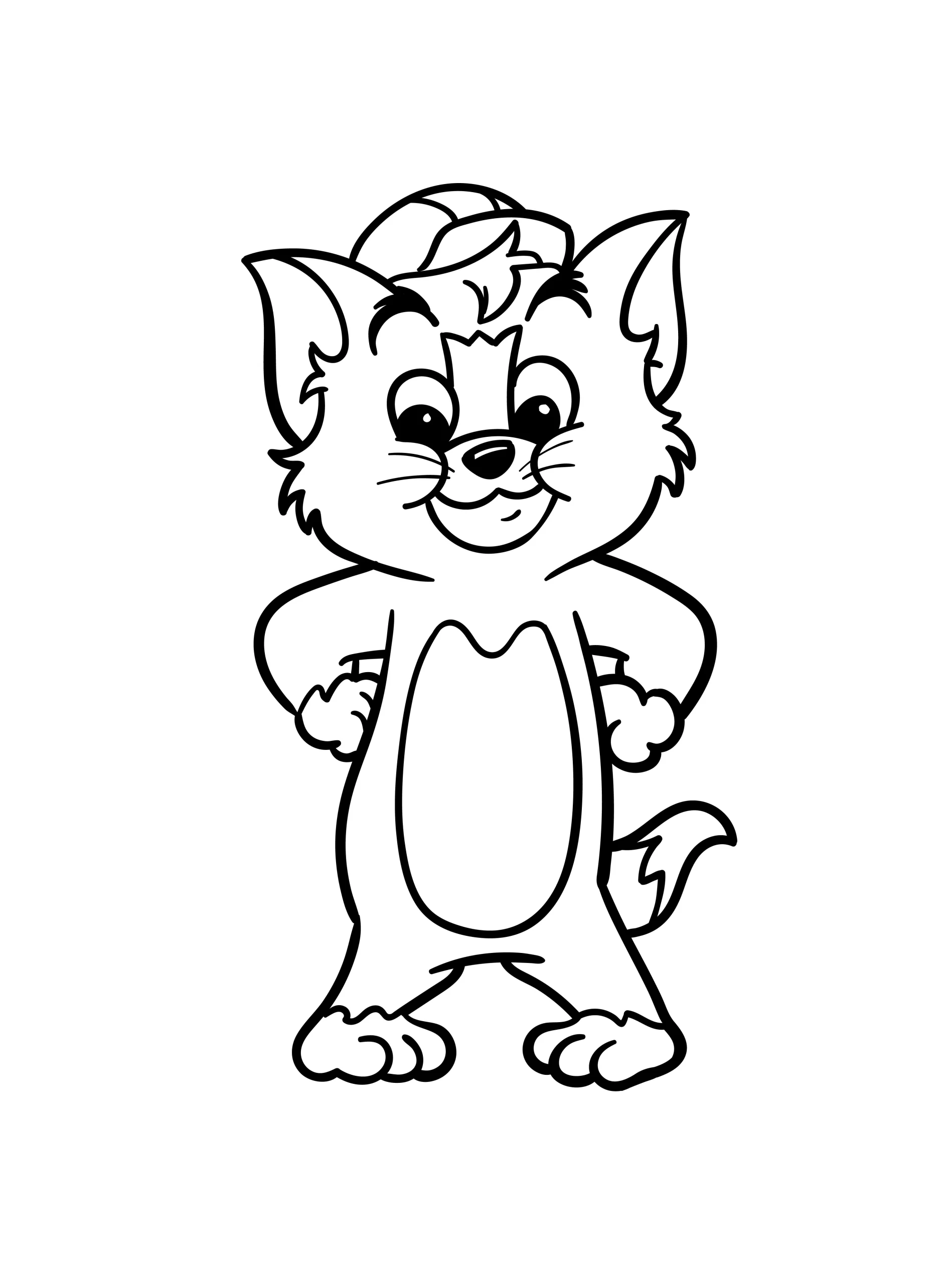 21 GRATIS Dibujos de Tom And Jerry para colorear - SSColoring.Com