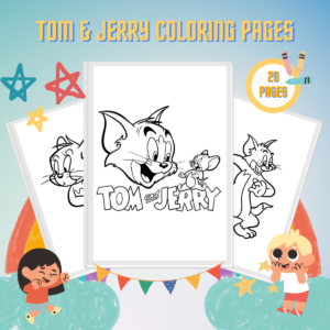 Tom And Jerry Coloring Pages