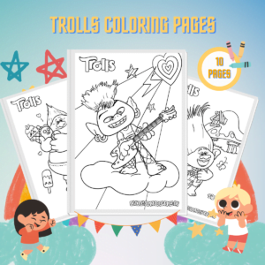 Trolls Coloring Pages