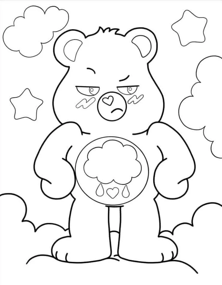43 Dibujos de Ositos cariñosos Para Colorear para niños - Imprimibles en PDF gratuitos