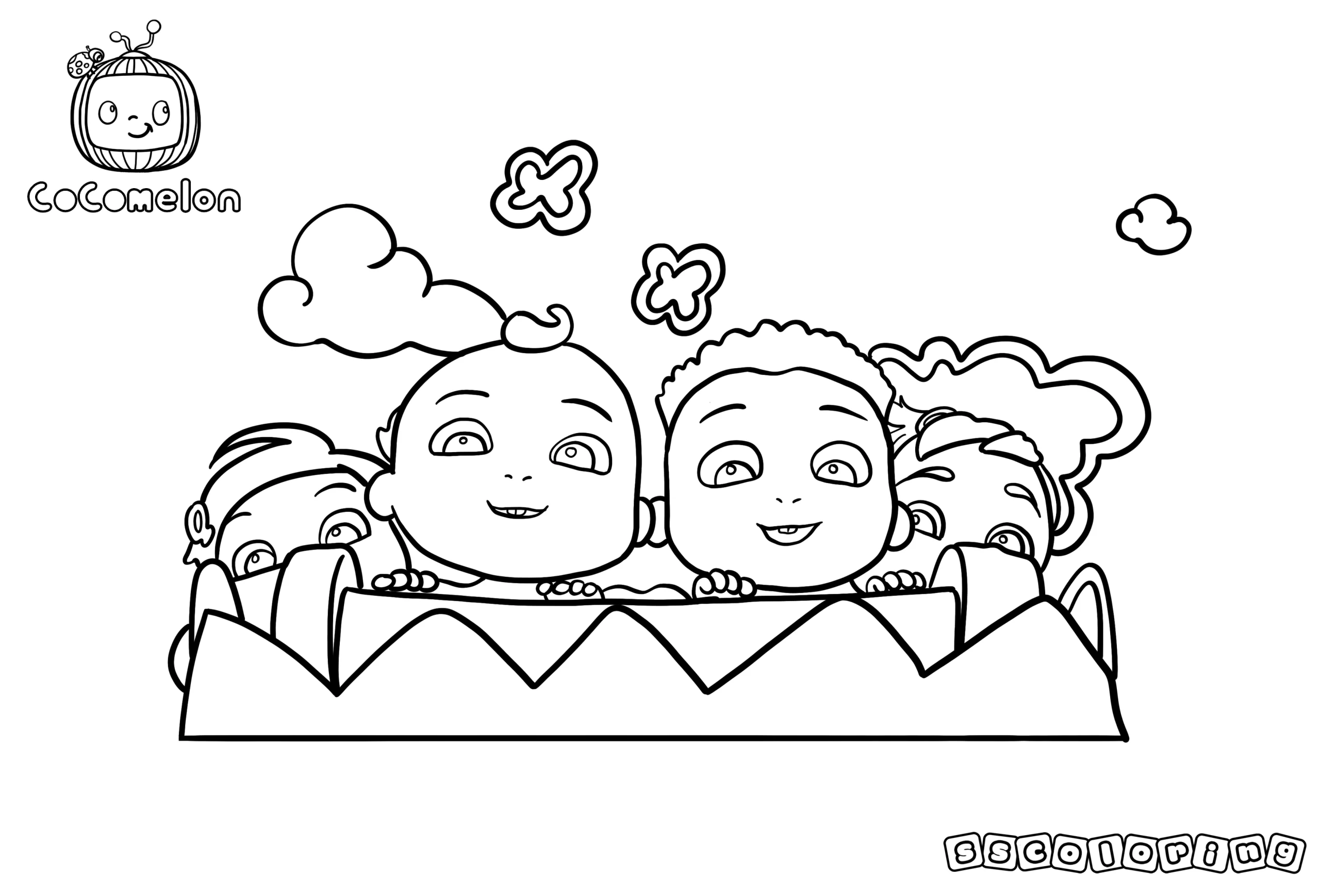 coloring pages CoComelon