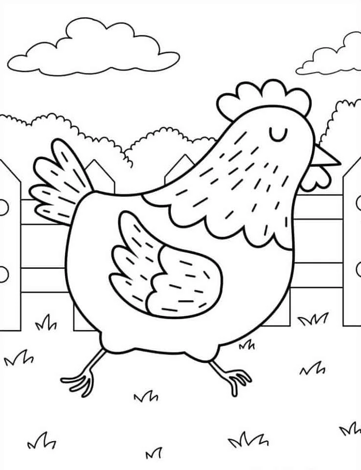 Farm Animal Coloring Pages 16 Farm Animal Coloring Pgaes 16