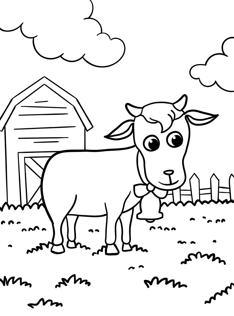 Farm Animal Coloring Pages 17 Farm Animal Coloring Pgaes 17