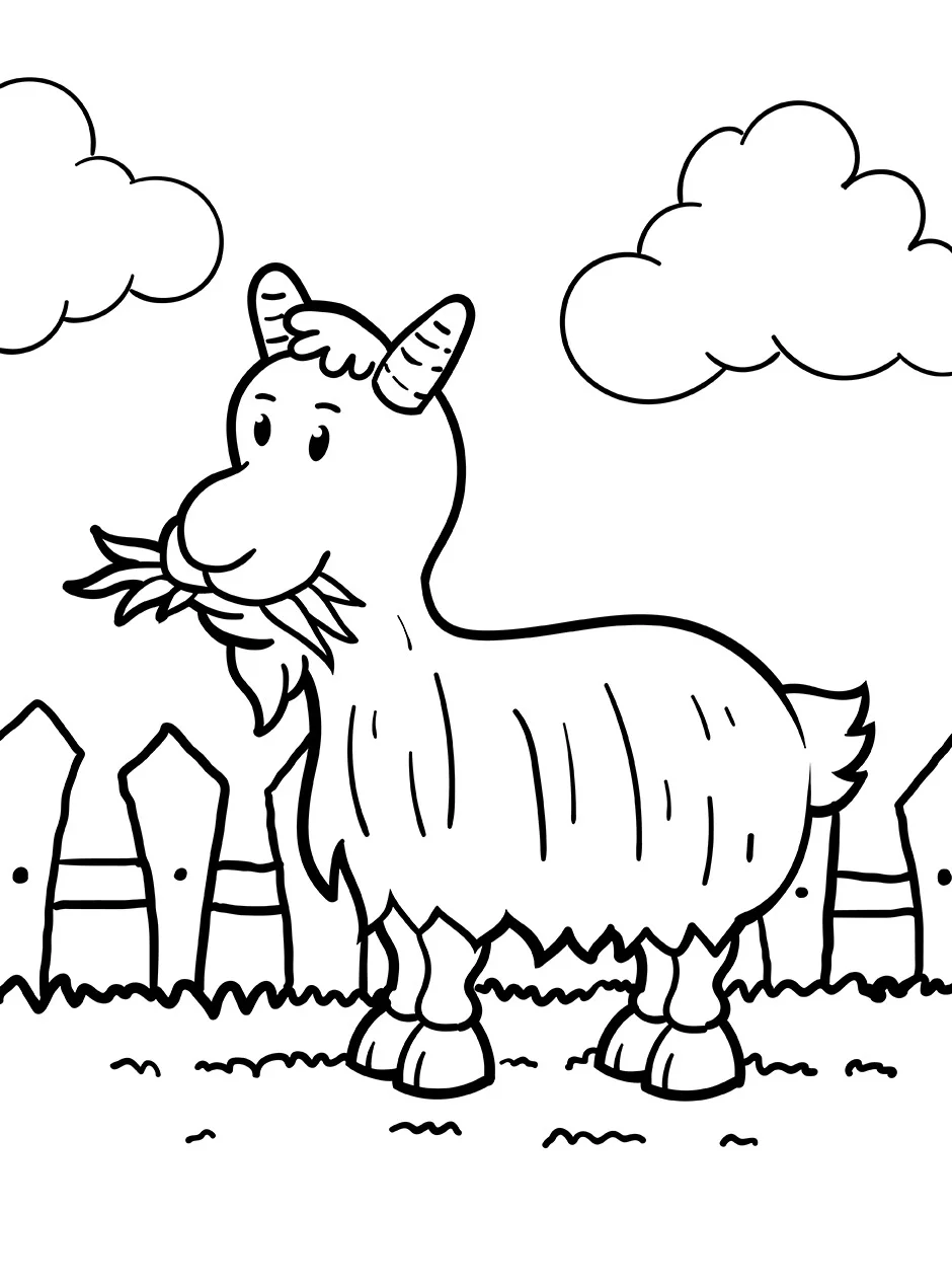 Farm Animal Coloring Pages 29 Farm Animal Coloring Pgaes 29