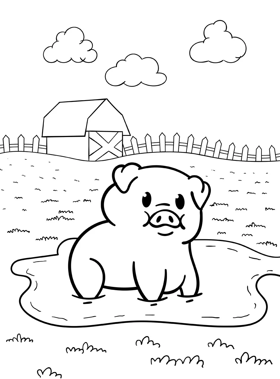 Farm Animal Coloring Pages 31 Farm Animal Coloring Pgaes 31