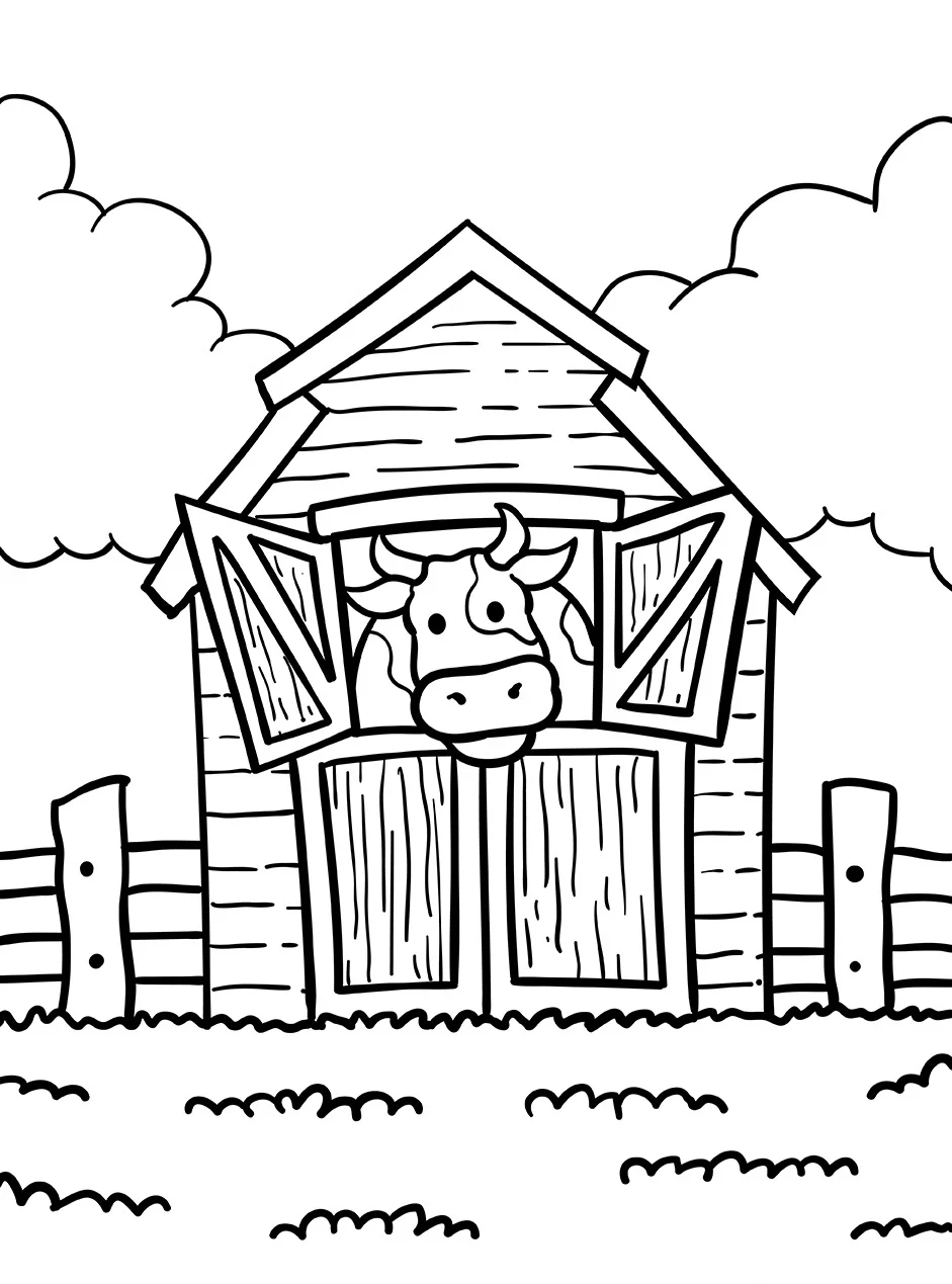 Farm Animal Coloring Pages 32 Farm Animal Coloring Pgaes 32