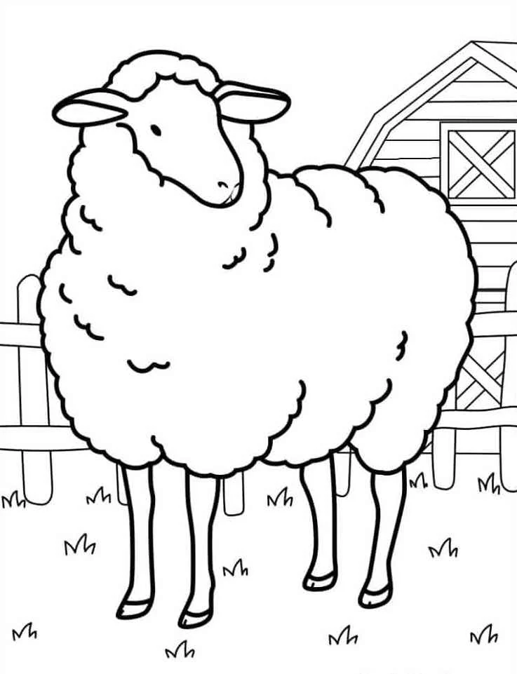Farm Animal Coloring Pages 42 Farm Animal Coloring Pgaes 42