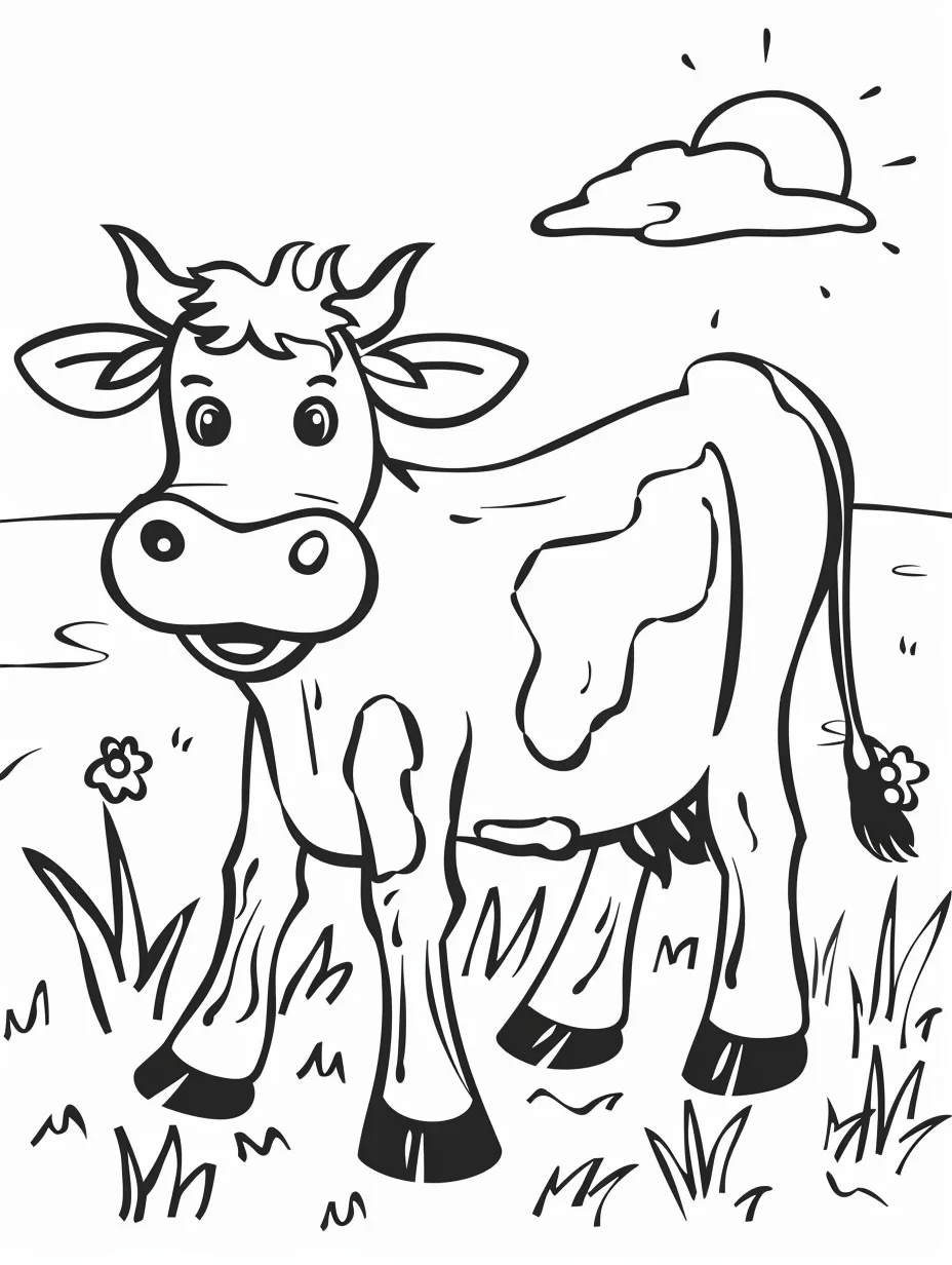 Farm Animal Coloring Pages 8 Farm Animal Coloring Pgaes 5