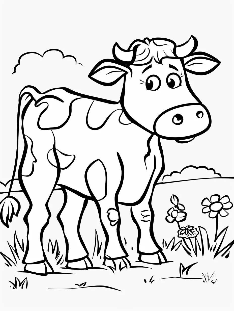 Farm Animal Coloring Pages 6 Farm Animal Coloring Pgaes 8