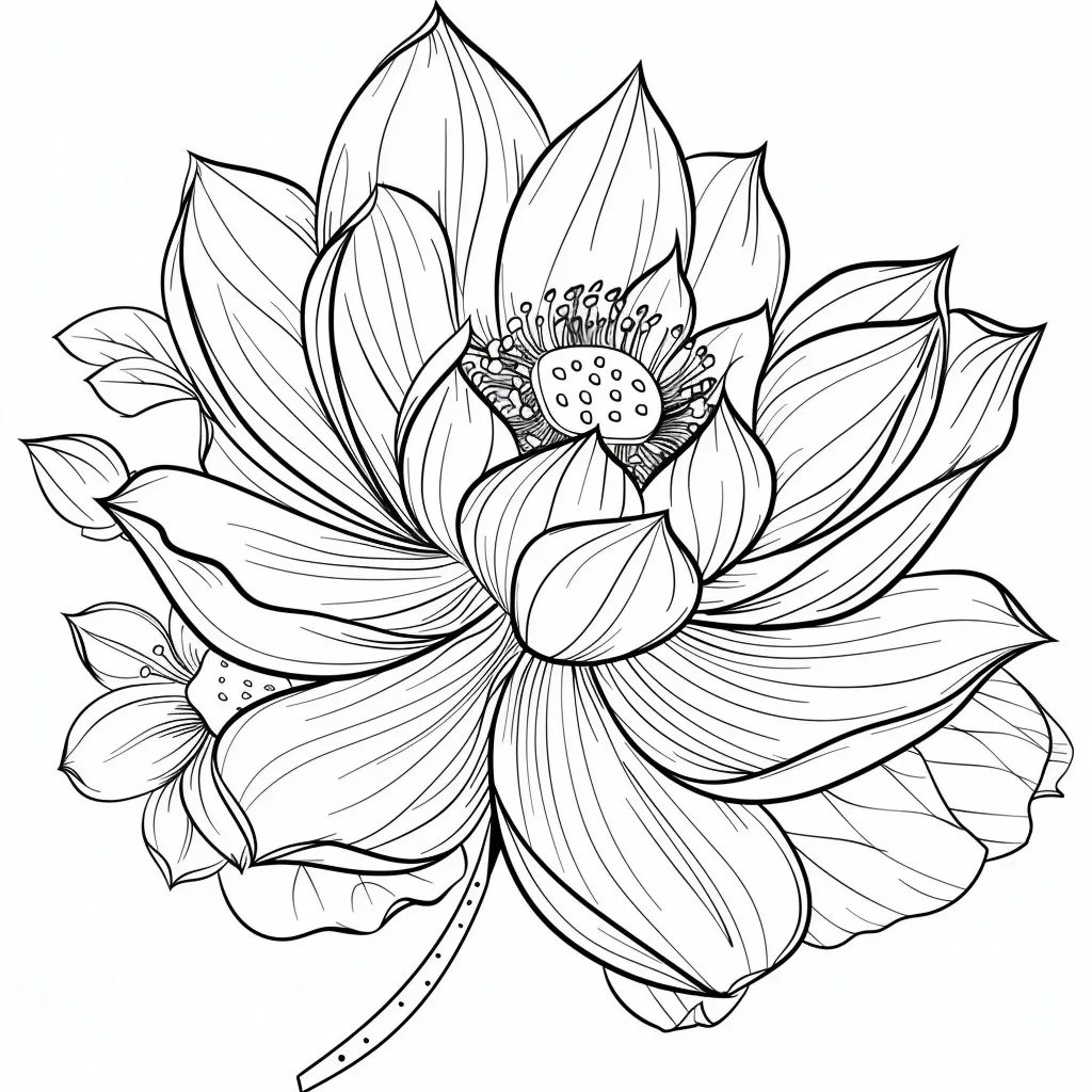 Flower Coloring Pages 6 Flower Coloring Pages 11