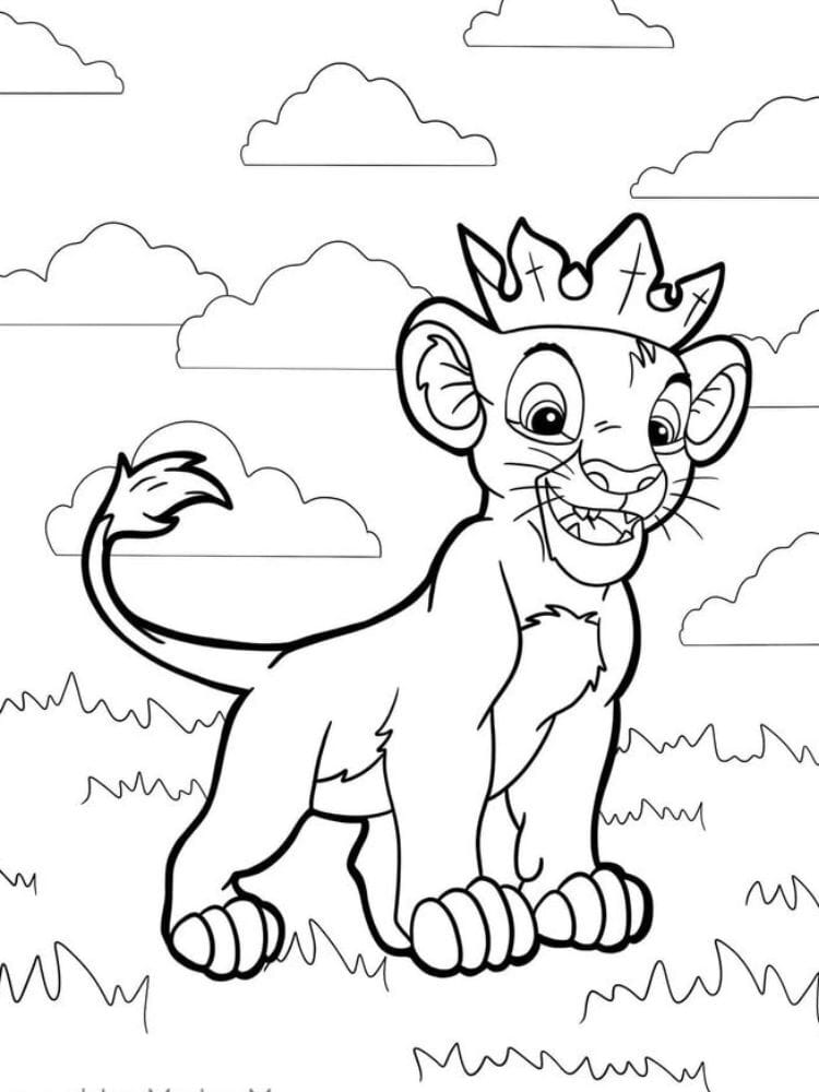 45 Coloriage Roi Lion pour enfants - Imprimables PDF gratuits