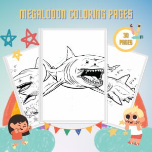 Megalodon Coloring Pages