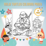 43 Ninja Turtles Coloring Pages For Kids - Free PDF Printables