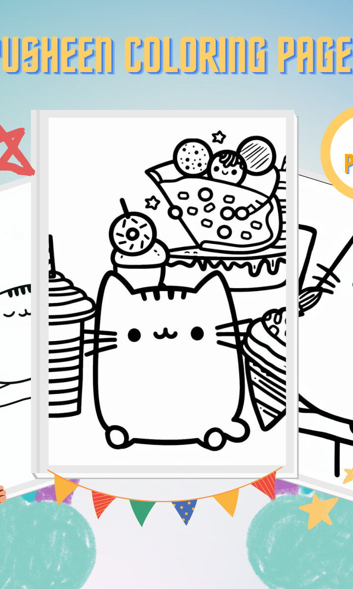 Pusheen Coloring Pages