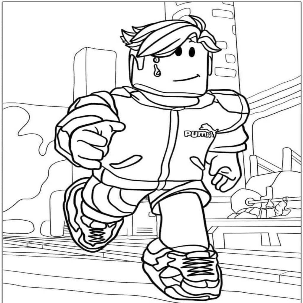Roblox Coloring Pages 26 Roblox Coloring Pages 25