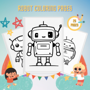 Robot Coloring Pages thumbnail