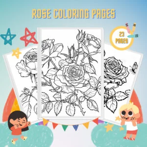 Rose Coloring Pages thumbnail